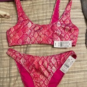 PacSun snakeskin bikini